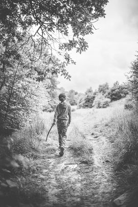 Boy With Stick