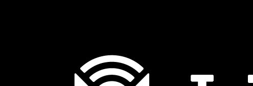 Libro.fm logo a white book with a noise symbol 