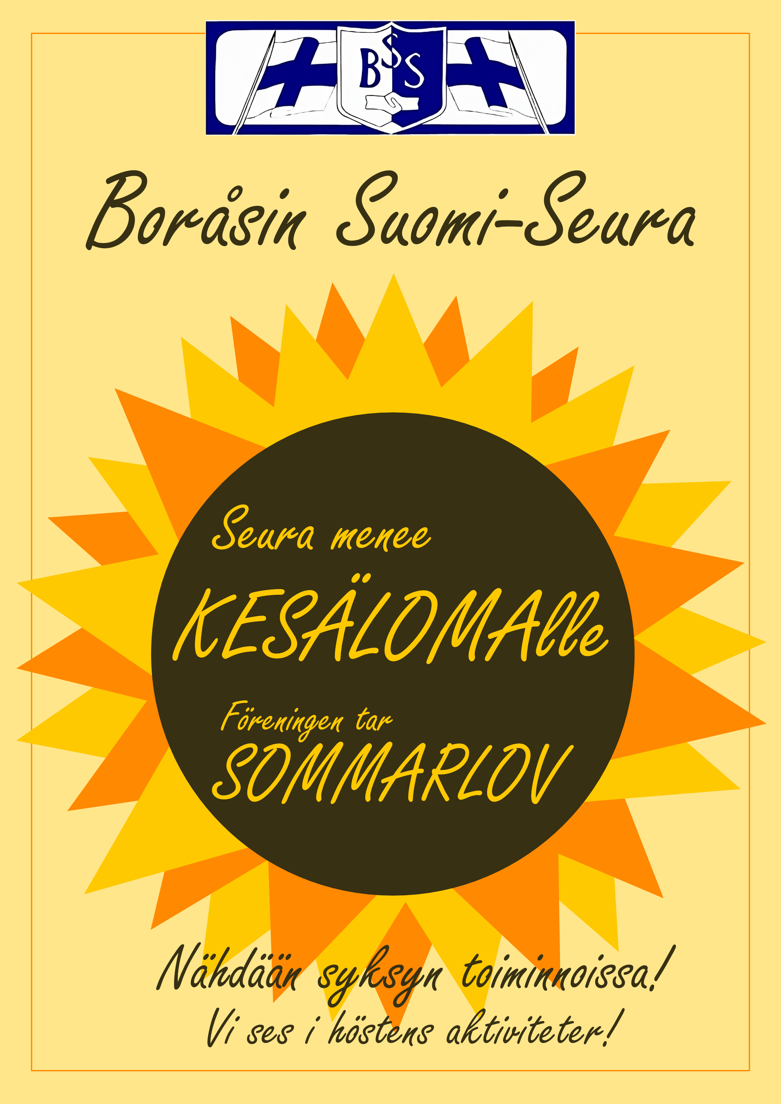 KESÄLOMA! SOMMARLOV!