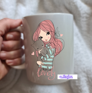bedrukte beker, bedrukte mok, mok cadeau