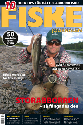 Jag på första sidan - Fiskejournalen!