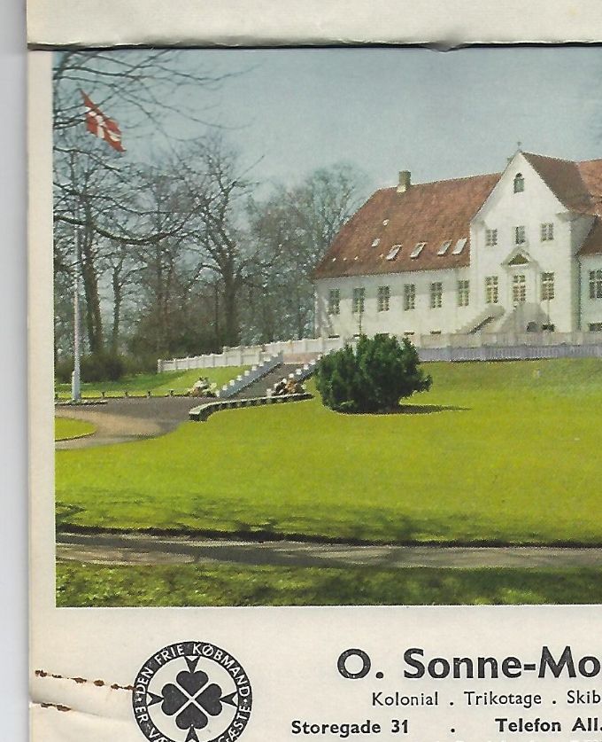 Månedskalender fra O. Sonne-Mortensen Sandvig 1964