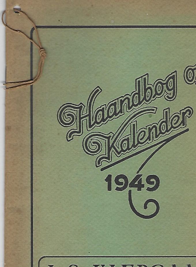 I. S. Kjærgaard Manufaktur Nexø 1949