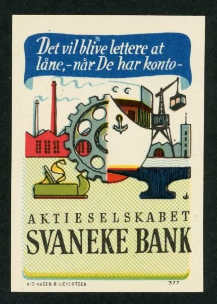Jeg søger dette mærke med Svaneke Bank