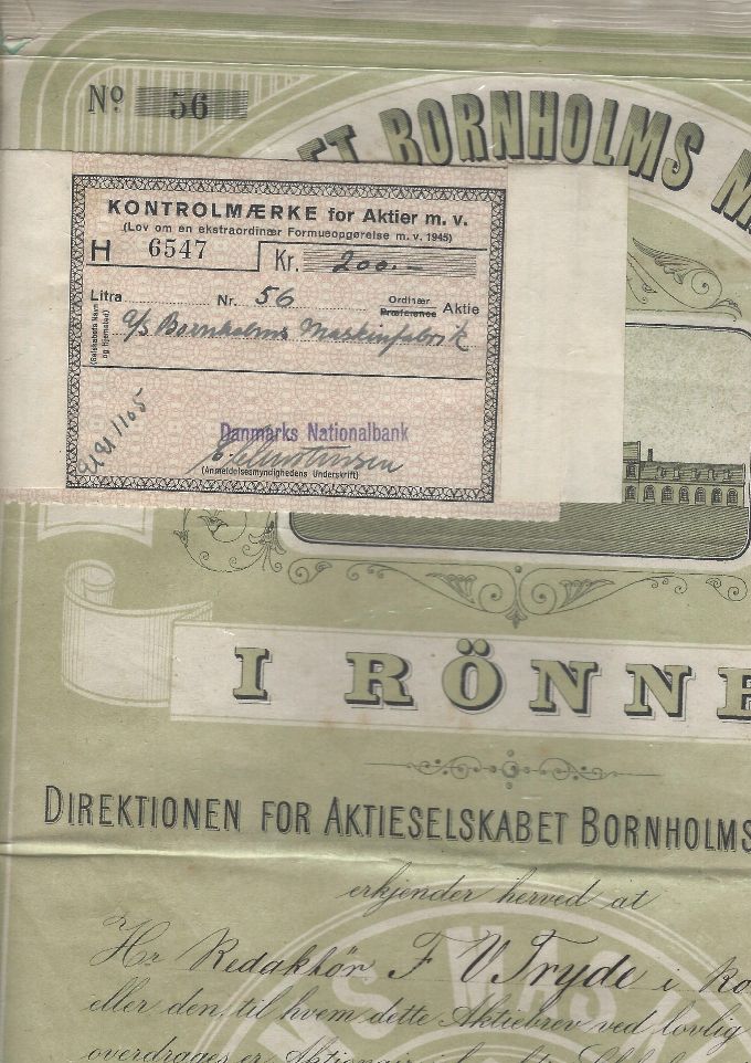 Bornholms Maskinfabrik gammel