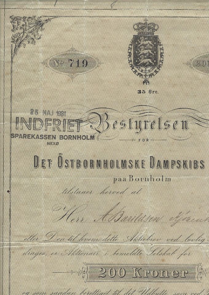 Det Østbornholmske dampskibs selskab