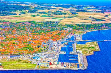 Art. 21109 - Nexø kunstnerisk dronefoto