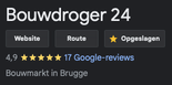 Bouwdroger huren