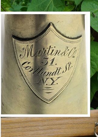 TARV ( Top Action Rotary Valve )  Cornet in Bb mit Schnurmechanik Gottfried Robert Martin New York ca 1870