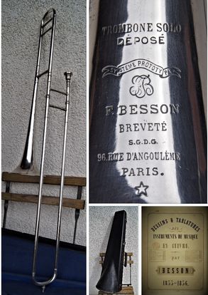 Besson F. système prototype fin XIXème rue d'Angoulème Paris