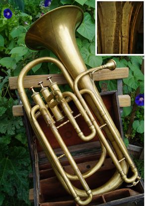 Baryton Saxhorn in Bb + C Amedée Couesnon Paris 1901
