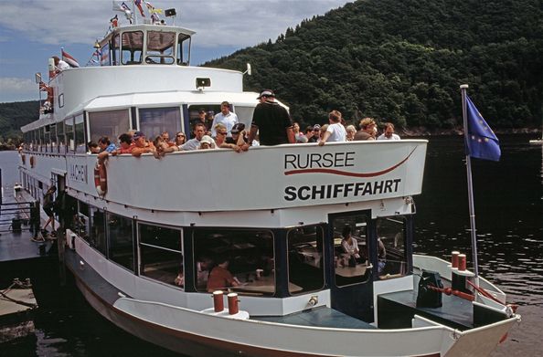 Boottocht over de Rursee.