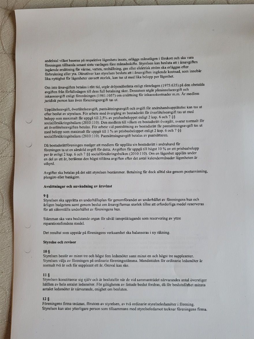 Stadgar sid 2/9
