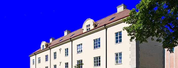 Bild på föreningens hus längs Ymergatan.