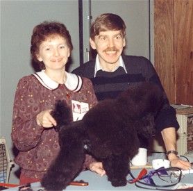 Britta og Robert på udstilling