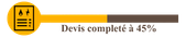 Devis complété