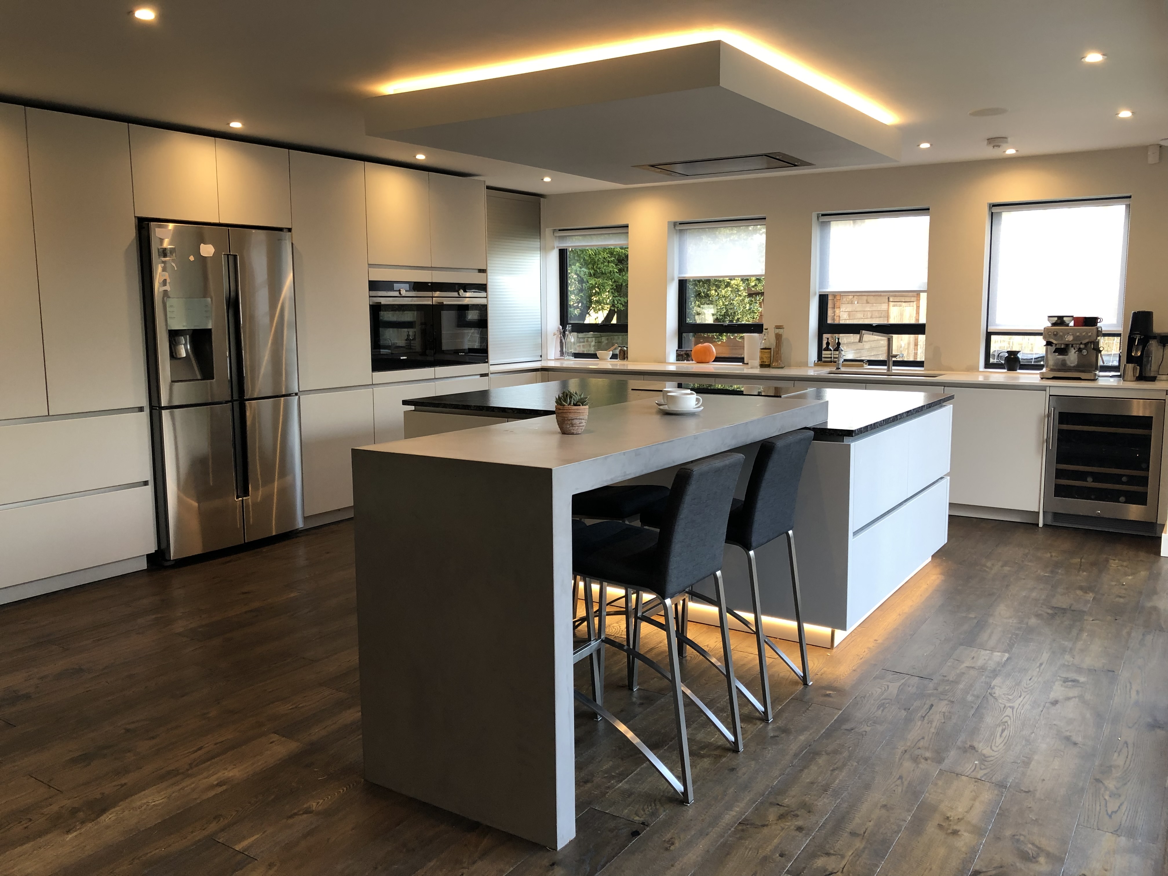 Whole house design including kitchen