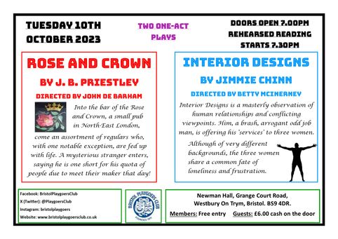 Two one act plays