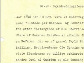 Hans Christian Hess kjøpte Buskøy av Ole Steffensen Tonning i 1849.