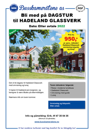 Hadeland Glassverk dagstur