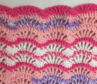 Babycakes Wavy Baby Blanket