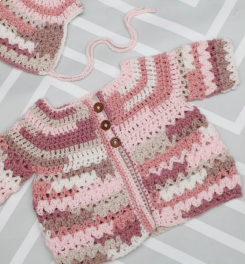Cardigan & Bonnet