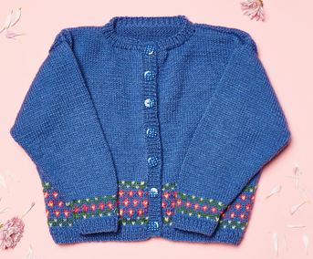 Cornflower Cardigan Ages 1-5 Years
