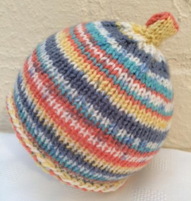 Fairy Isle Striped Nubin Hat