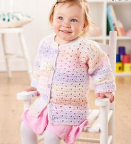 Kaleidoscope Crocheted Cardigan