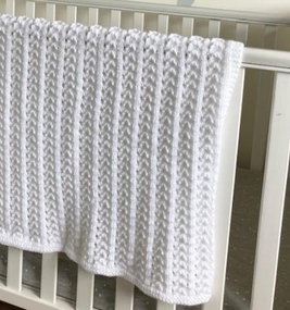 Kids Chunky Simple Cot Blanket