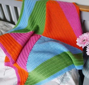 Squareburst Baby Blanket