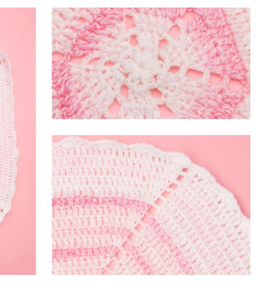 Strawberry Ripple Baby Blanket