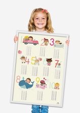 Tafels poster meisjes