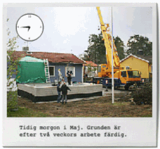 Montering av tillbyggnad