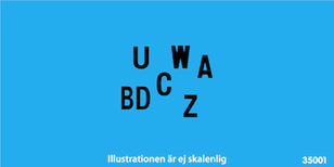 Registreringsnummer - bokstäver
