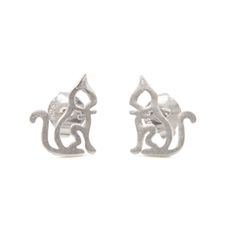 bynebuline_outline_cat_earrings_OUTNBCAT02S