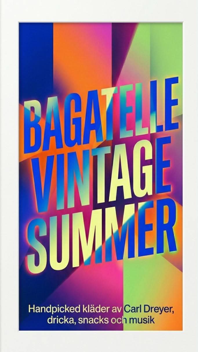 Bagatelle Vintage Summer!