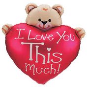 XL ballon i love you this much