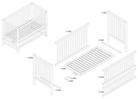CAD Kinderbett HAJO-0001