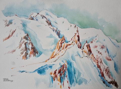 AIGUILLE DU MIDI ET SON REFUGE
