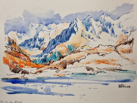 VUE DU LAC BLANC