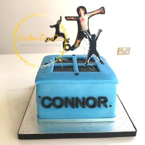 Trampoline cake