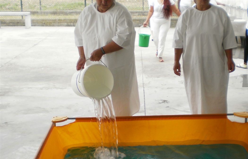 Baptismo num Estabelecimento Prisional