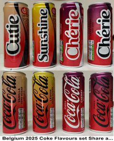Belgium 2025 Coke Flavours set Share a...