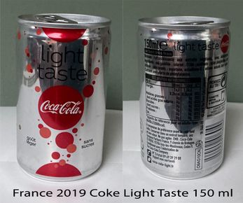 France 2019 Coke Light Taste 150 ml