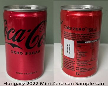 Hungary 2022 Mini Zero can Sample can
