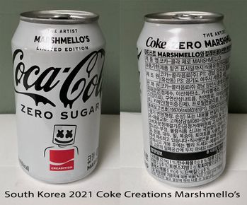 South Korea 2021 Coke Creations Marshmello’s