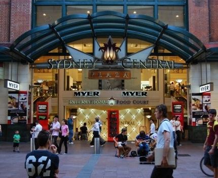 Shopping i Sydney city.
