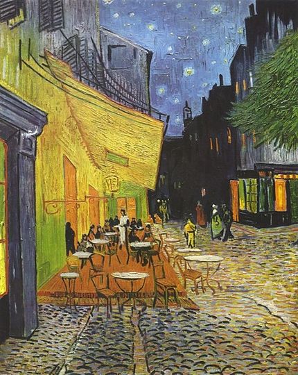 Café Terrace at Night in Arles.