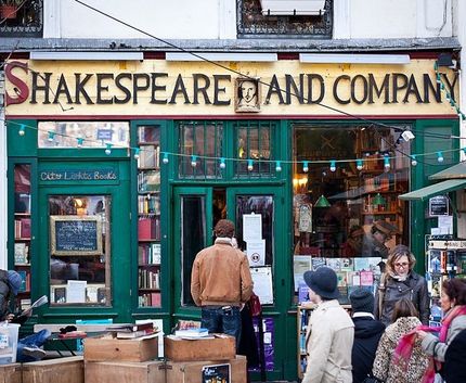 Shakespeare & Company. Som blev en given träffpunkt för de intellektuella.